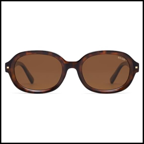 Retro Oval Polarized Sunglasses with UV400 TAC Lenses main image 7